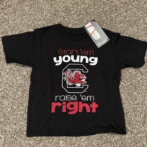 BRAND NEW Toddler Boy Gamecocks Shirt- Size 3T